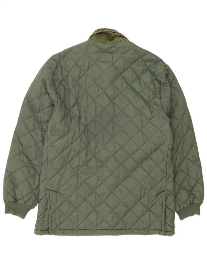 Giacca trapuntata oversize da uomo Rifle UK 36 Small Verde Poliammide