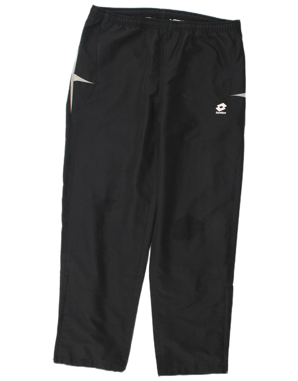 Pantaloni da tuta da uomo Lotto UK 42/44 XL Poliestere nero