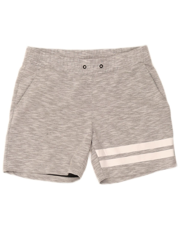 Pantaloncini sportivi da uomo Jack & Jones in cotone screziato grigio medio