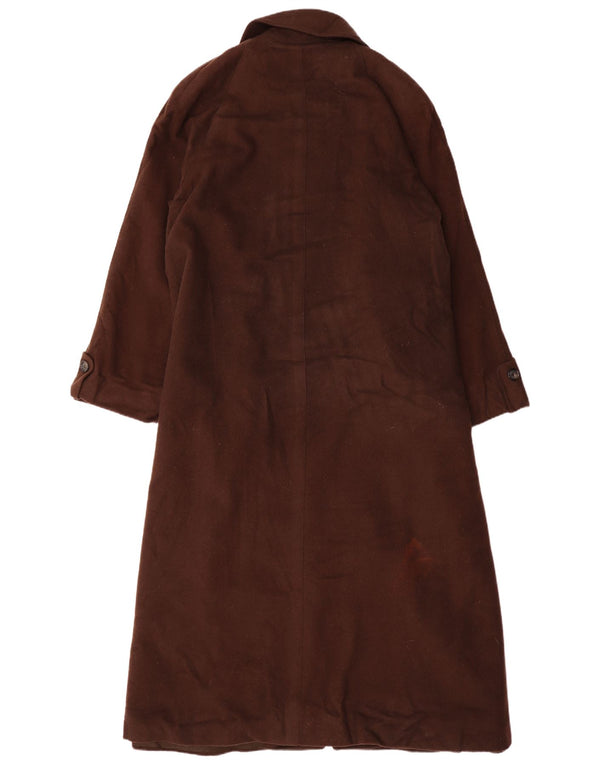 Cappotto oversize da donna Calvin Klein US 14 XL lana marrone