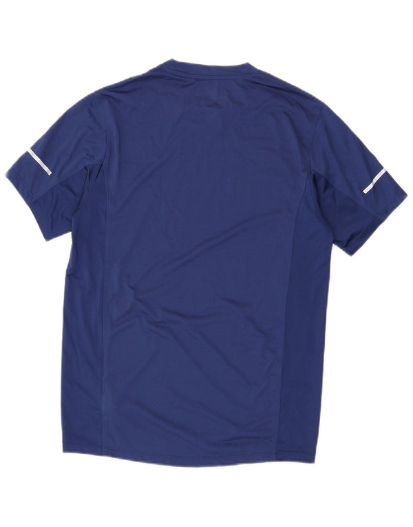 T-shirt da uomo New Balance Top Small in poliestere blu navy