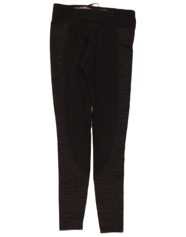 Pantaloni da tuta Nike da donna Dri Fit UK 6 XS poliestere color block nero