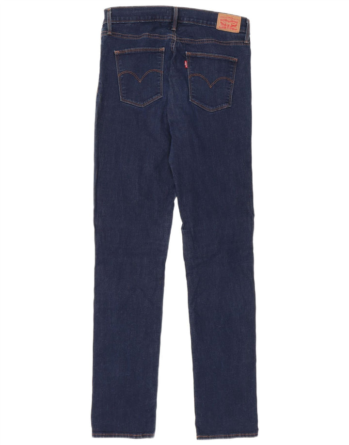 Jeans slim snellenti da donna Levi's W32 L34 cotone blu navy