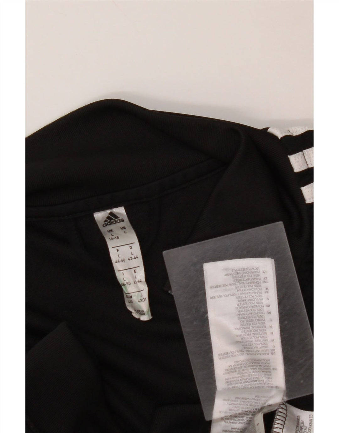 Giacca da tuta da donna ADIDAS Climalite UK 16/18 Large Nera