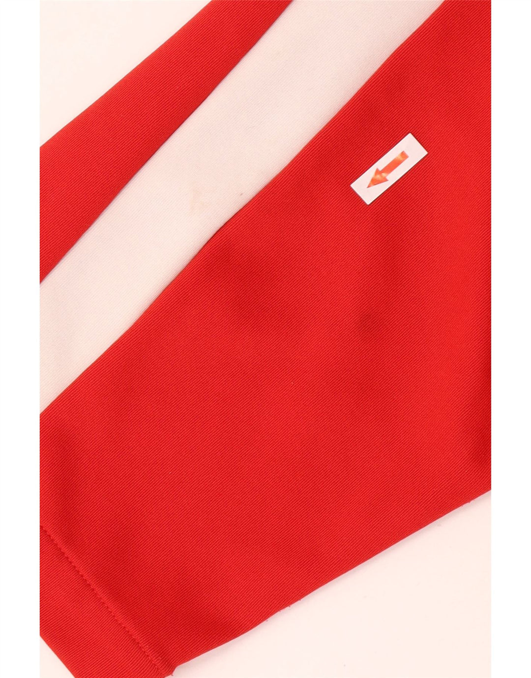 Giacca da ginnastica retrò da donna Puma UK 14 Medium Red Colourblock