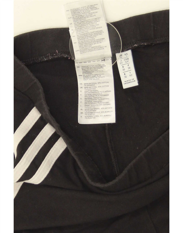 Leggings Adidas da donna UK 10 piccolo cotone nero