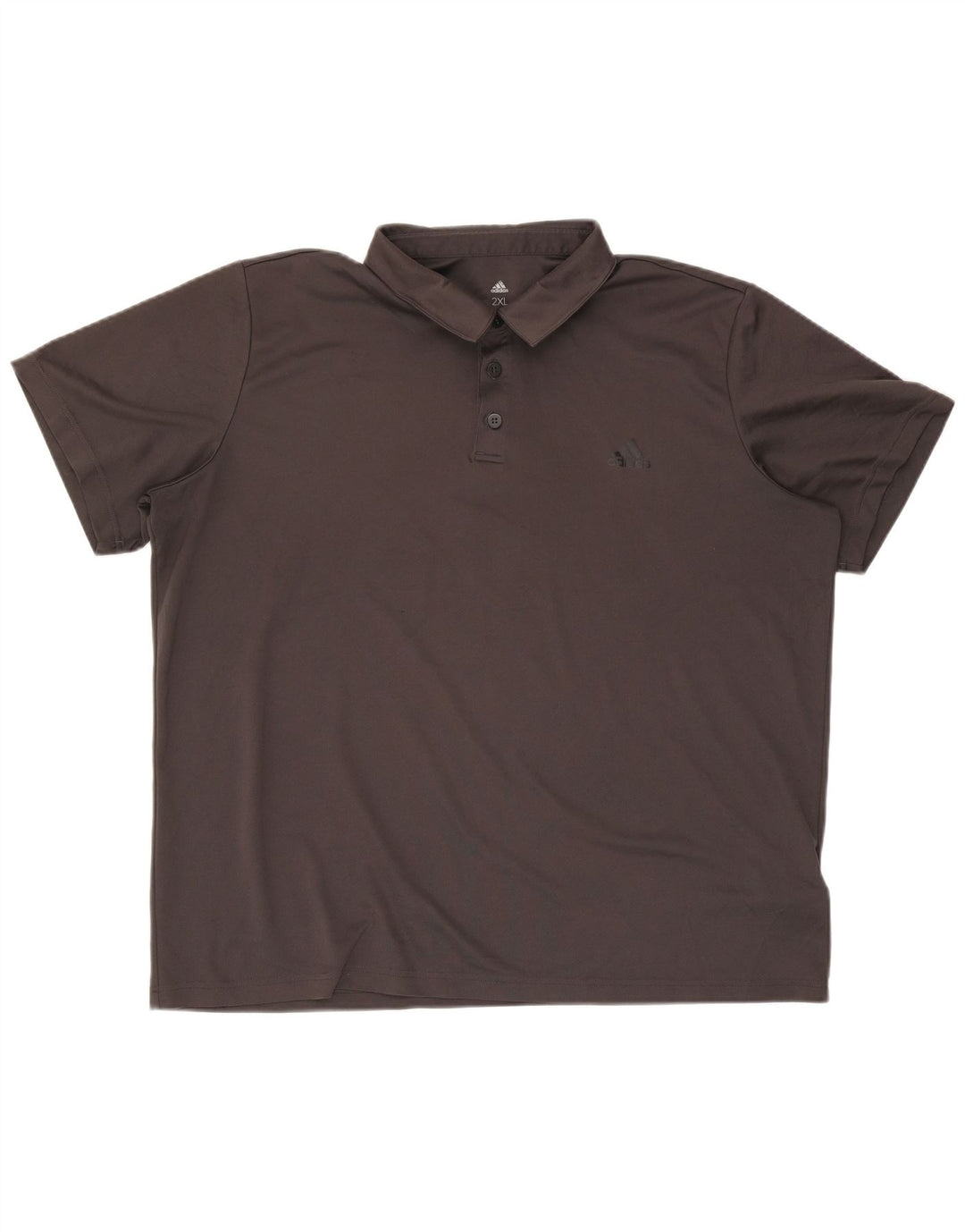 Polo Adidas Uomo Climalite 2XL Poliestere Grigio