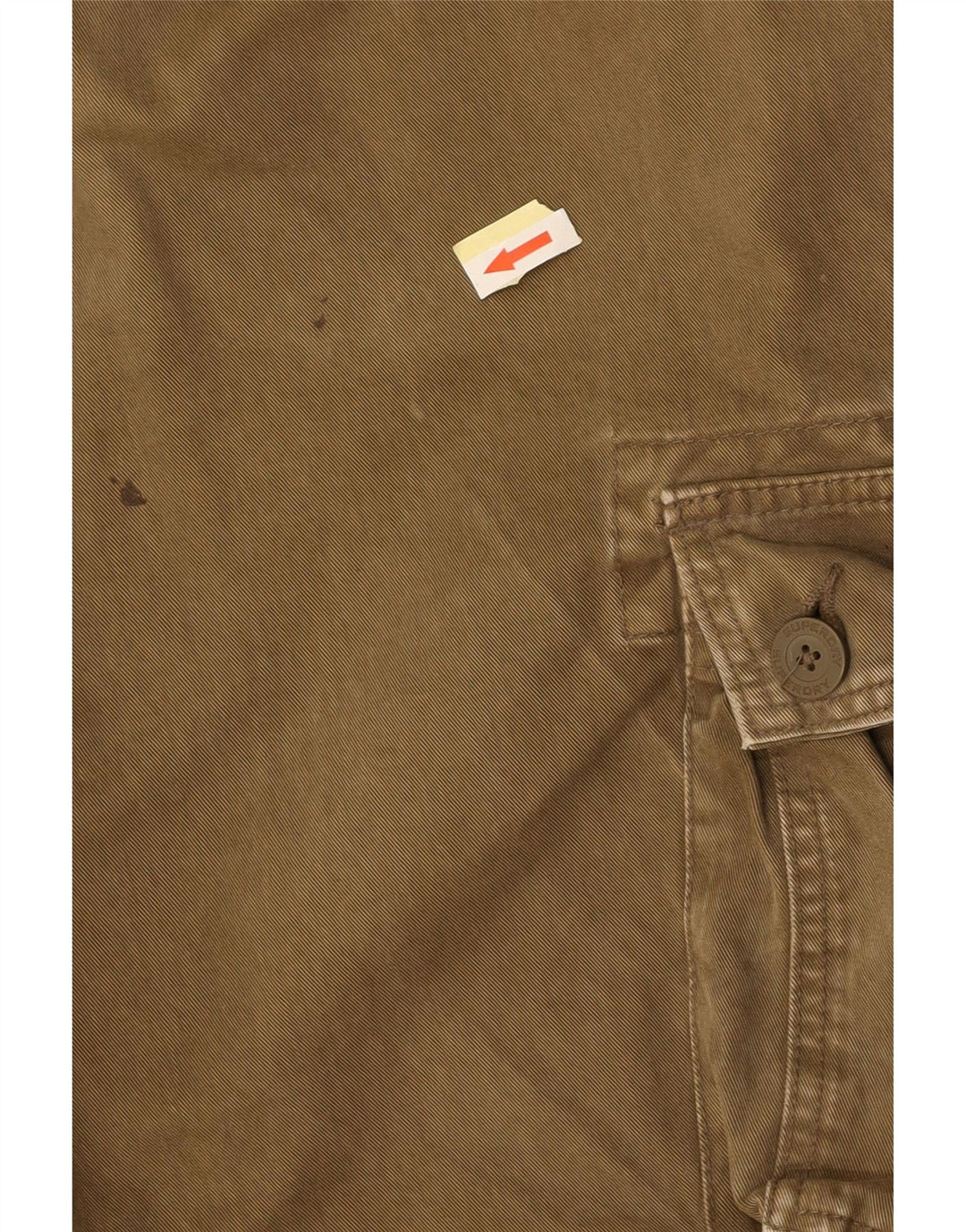 Pantaloncini cargo da uomo SUPERDRY 2XL W42 Cachi