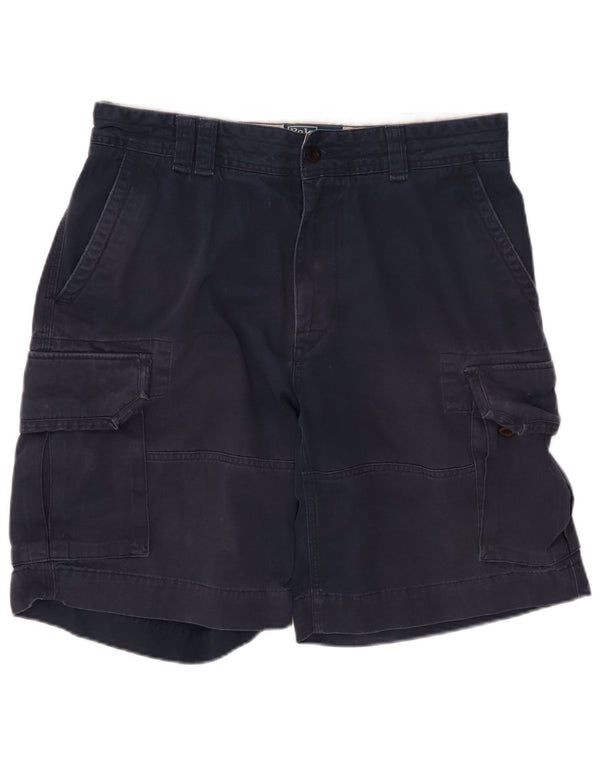 POLO RALPH LAUREN Pantaloncini cargo da uomo W34 Large Blu Navy Cotone