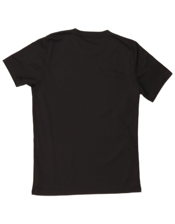 T-shirt NIKE da uomo Dri Fit Top medio nero in poliestere