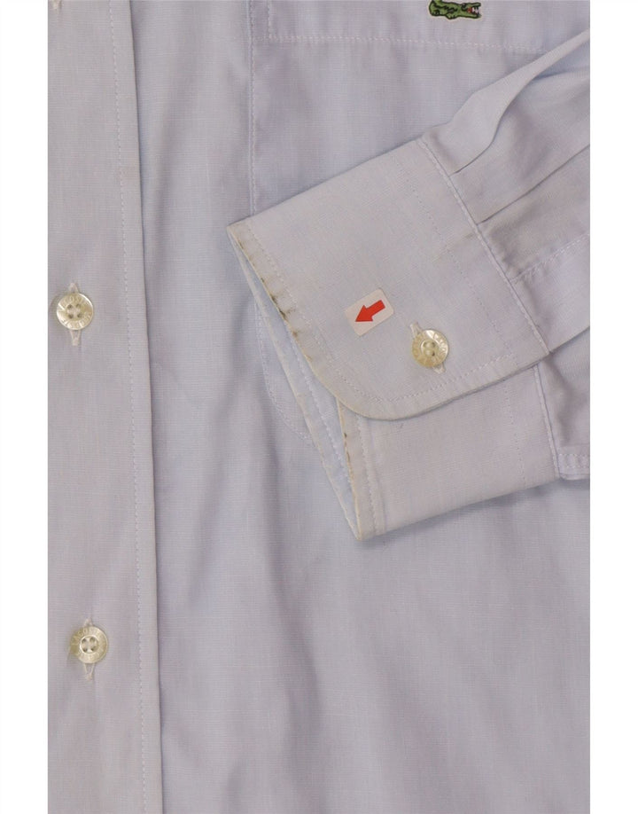 Camicia da uomo Lacoste taglia 42 grande cotone blu
