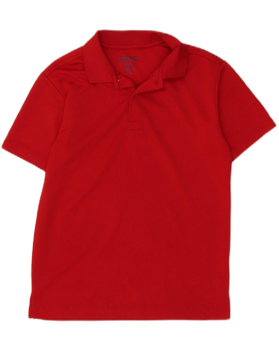 IZOD Boys Polo Shirt 10-11 Years Medium  Red Polyester