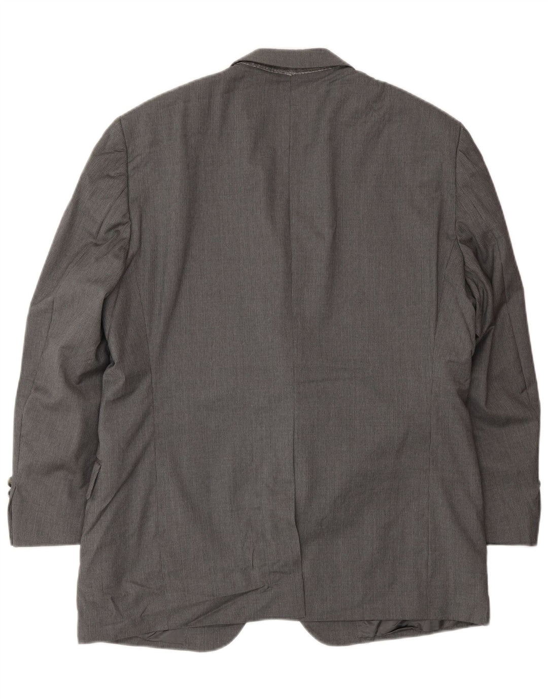 Giacca blazer slim da uomo a 2 bottoni Brooks Brothers UK 42 XL lana grigia