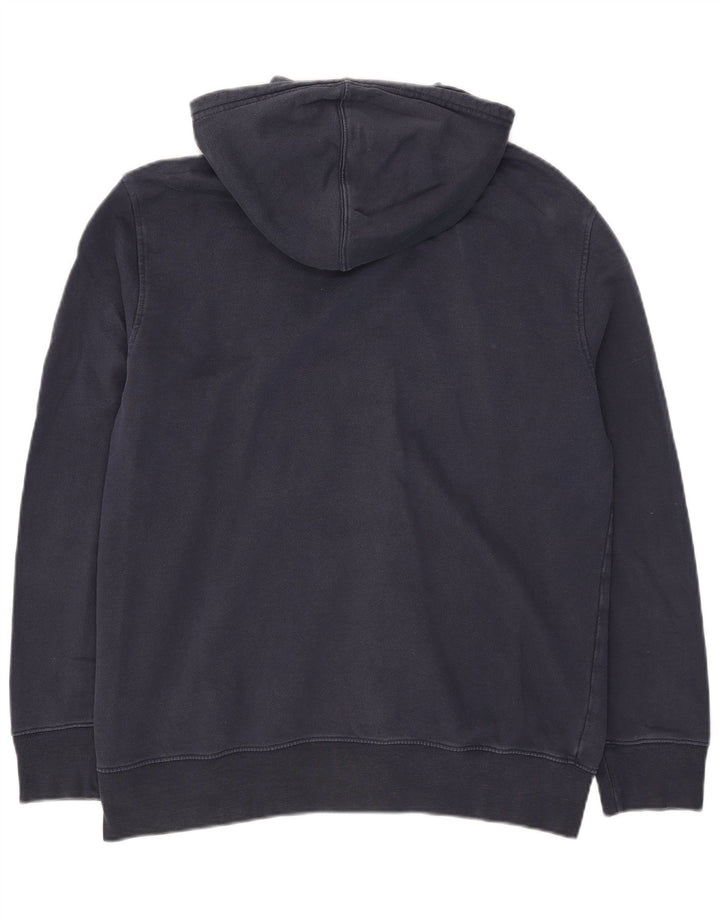 Maglione con cappuccio e zip da uomo Levi's XL in cotone blu navy