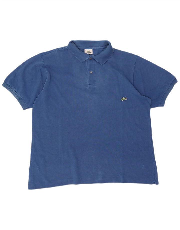 Polo da uomo Lacoste taglia 6 XL in cotone blu