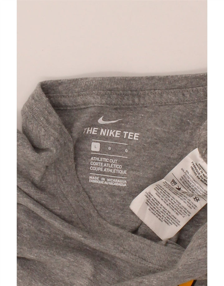 NIKE Mens Mizzou Graphic T-Shirt Top Large Grey Cotton Vintage Nike and Second-Hand Nike from Messina Hembry 