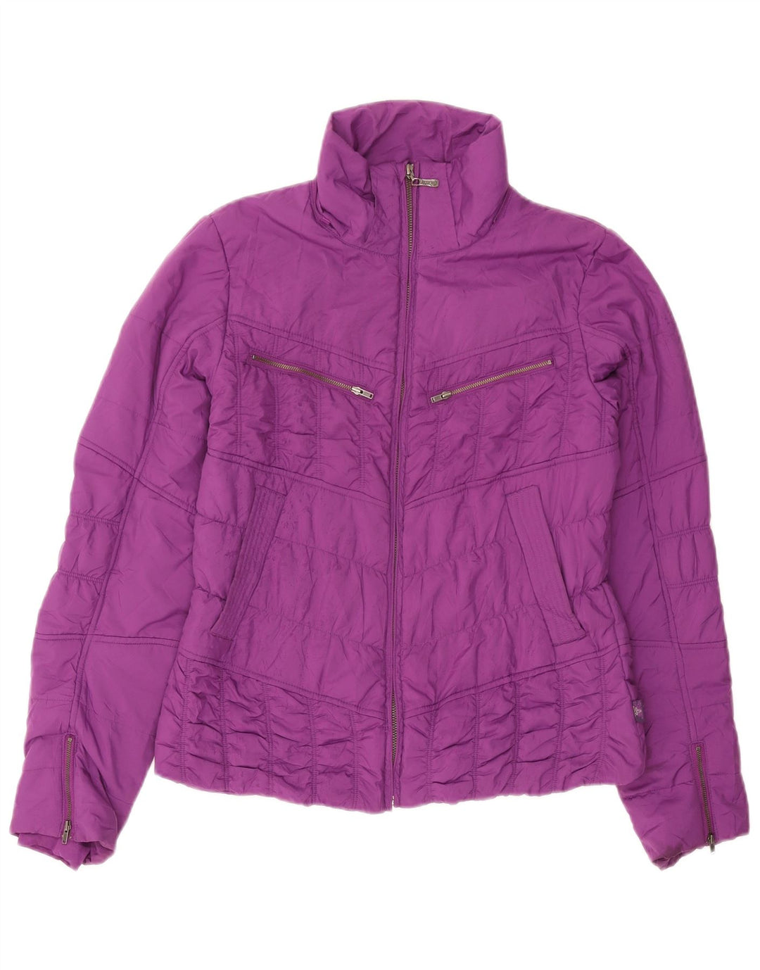 Giacca imbottita da donna Prana UK 16 Large Viola Poliestere