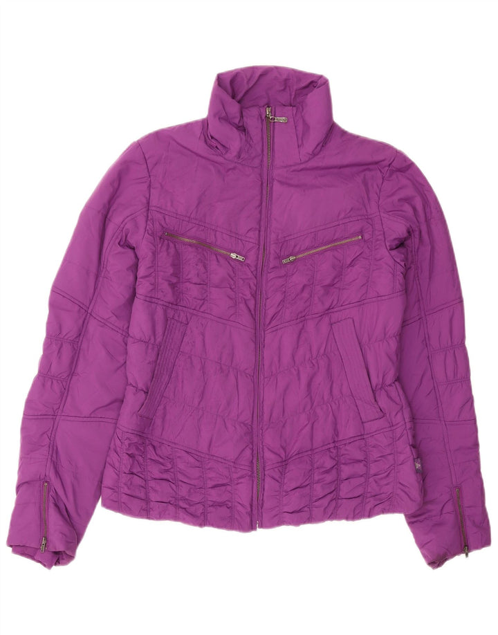Giacca imbottita da donna Prana UK 16 Large Viola Poliestere