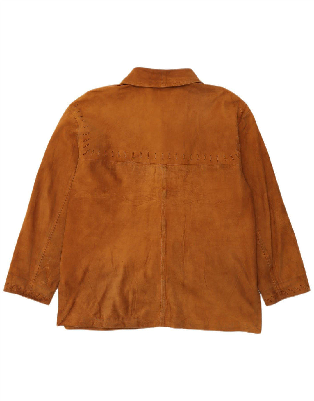 Giacca Scamosciata Oversize Donna Conbipel IT 46 Large Marrone