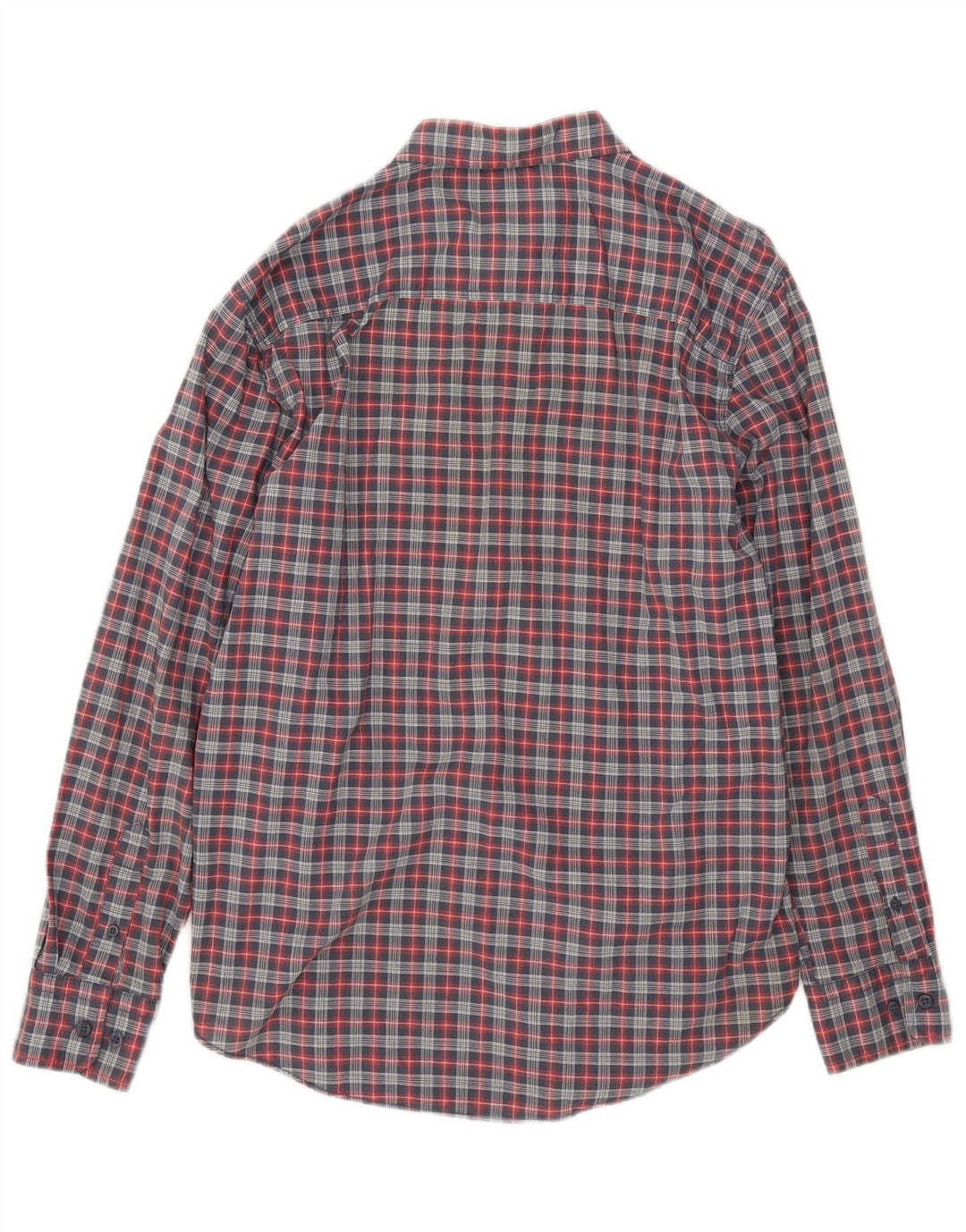 Camicia da uomo Nautica in cotone a quadri blu medio