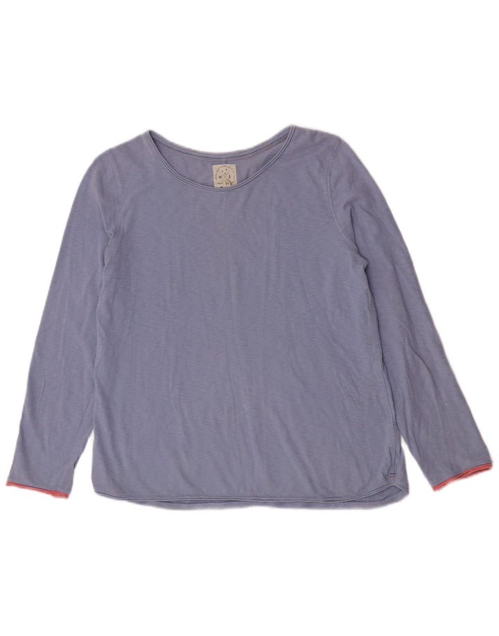 Top da donna a maniche lunghe White Stuff UK 12 Cotone blu medio