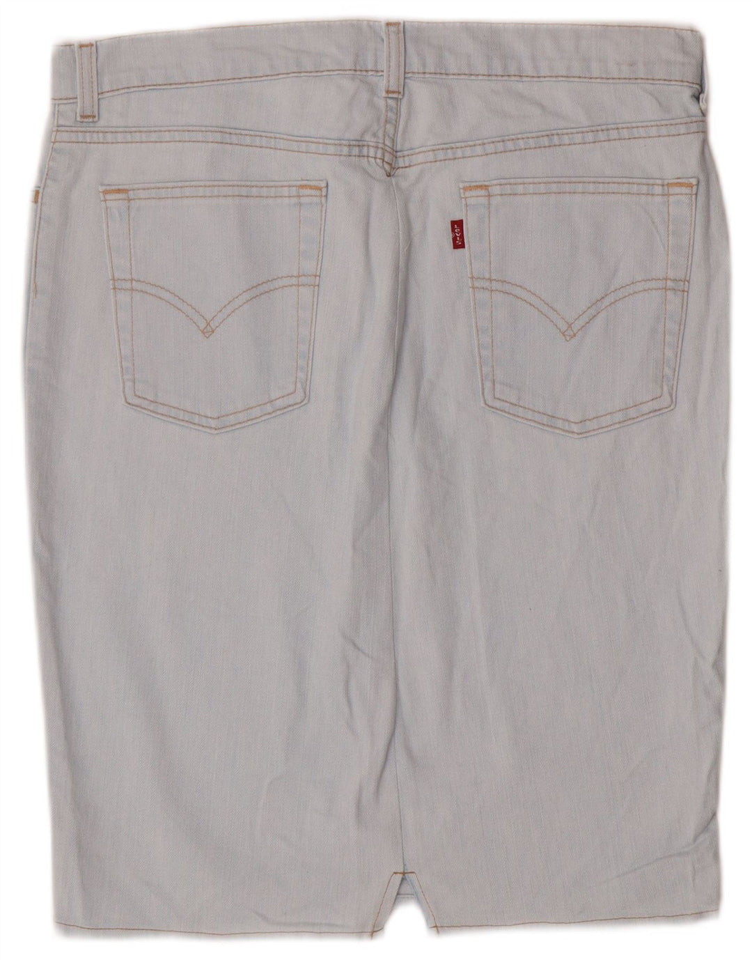 Gonna di jeans da donna Levi's W32 Large in cotone blu