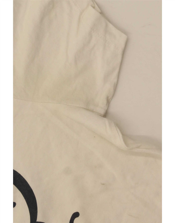 T-shirt grafica da uomo Jack & Jones Top in cotone bianco medio