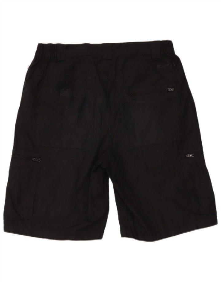 Pantaloncini cargo da uomo Mountain Warehouse W30 poliestere nero medio