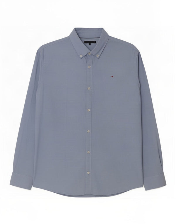 Camicia Tommy Hilfiger Bambino 15-16 Anni Cotone Blu