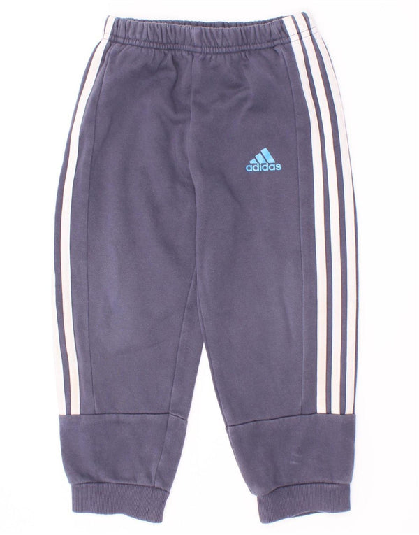 Pantaloni da tuta da ragazzo Adidas Joggers 2-3 anni in cotone blu navy