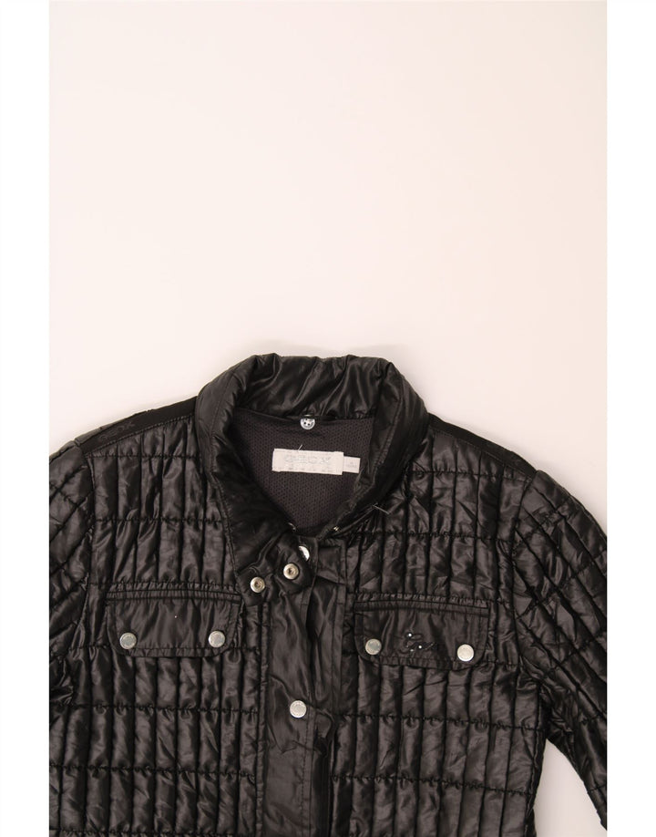 GEOX Girls Respira Padded Jacket 9-10 Years Black Polyester Vintage Geox and Second-Hand Geox from Messina Hembry 