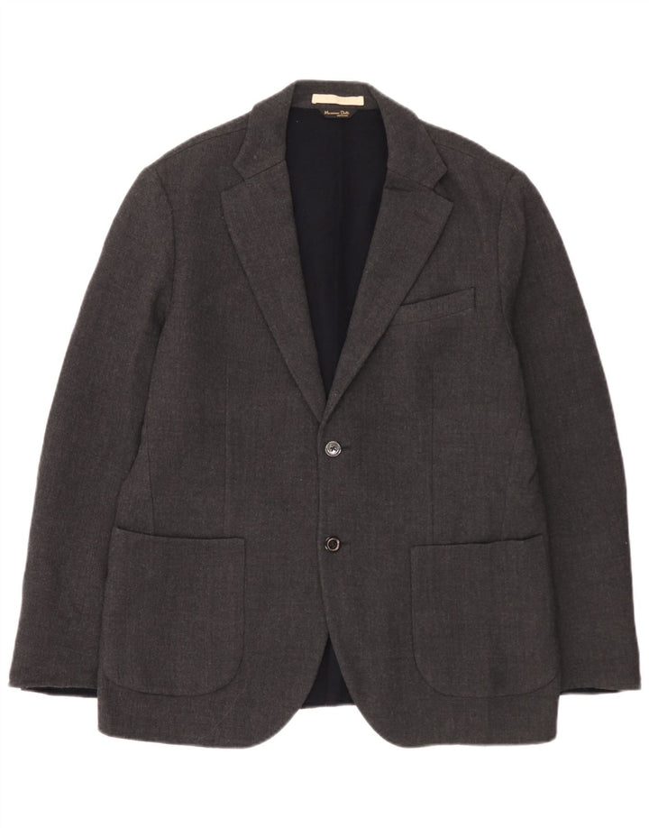 Giacca blazer da uomo a 2 bottoni Massimo Dutti EU 52 Large Grey