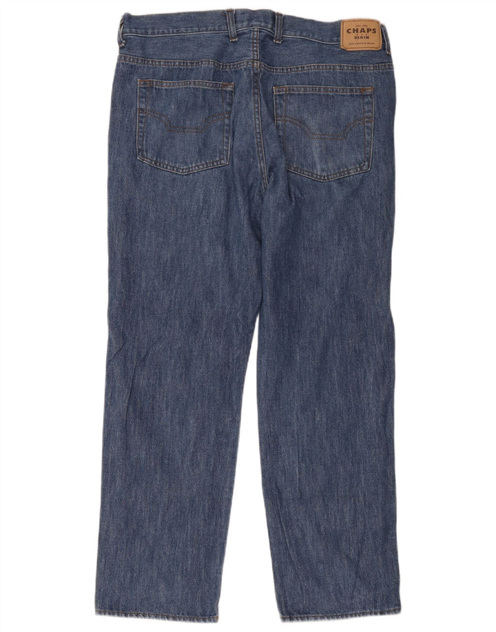 Jeans dritti da uomo Chaps W36 L30 cotone blu