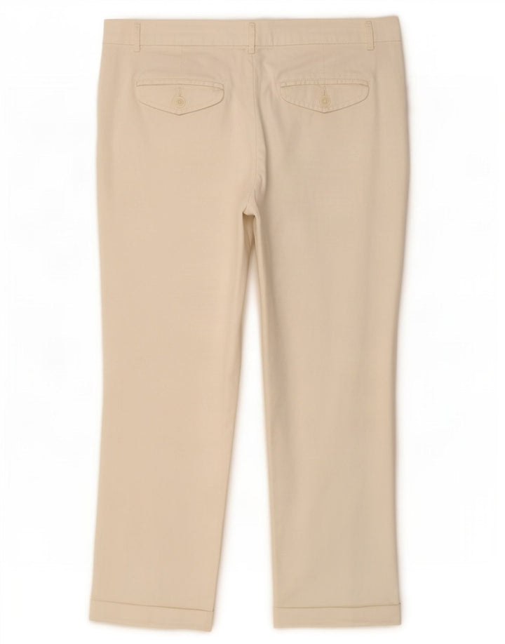 Pantaloni corti dritti da donna Benetton W32 L25 bianchi