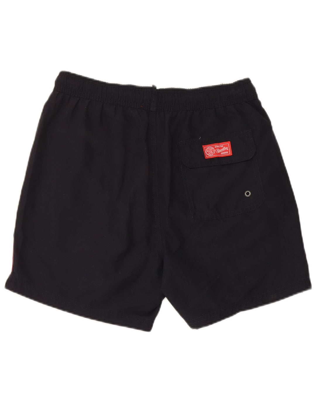 Pantaloncini sportivi da uomo Superdry poliestere medio blu navy