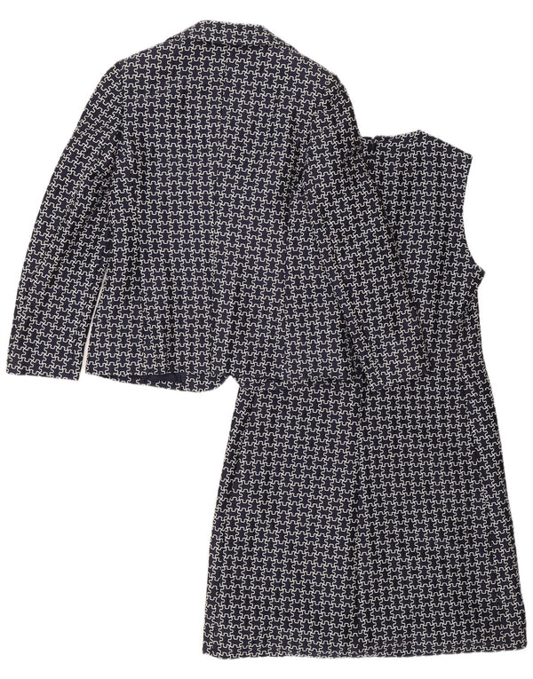 Giole Set da donna 3 bottoni 2 pezzi IT 44 Medio blu navy geometrico