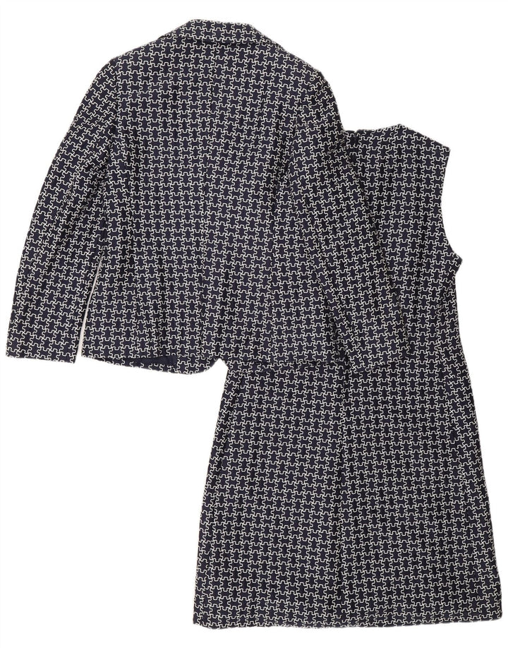Giole Set da donna 3 bottoni 2 pezzi IT 44 Medio blu navy geometrico