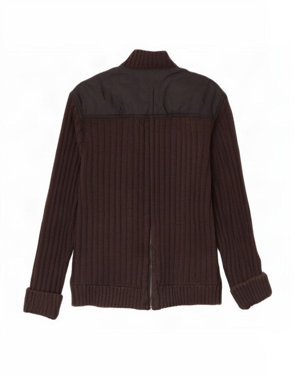 Maglione cardigan da donna Calvin Klein Jeans UK 14 Marrone medio