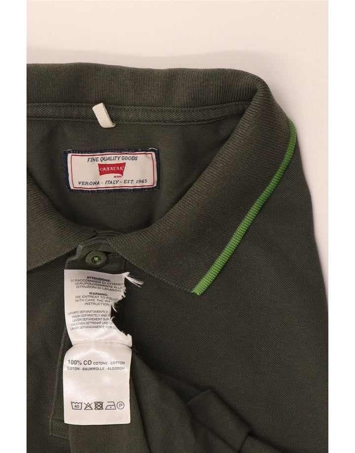 Polo Carrera da uomo XL in cotone verde