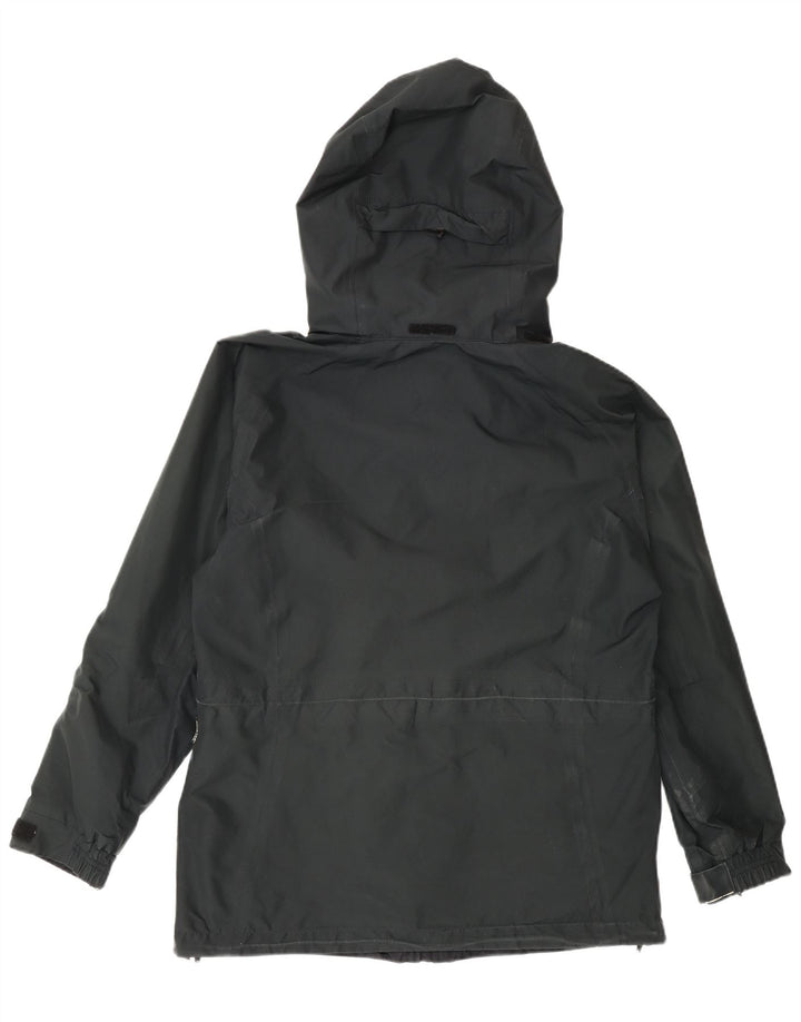 Giacca antipioggia oversize con cappuccio da donna Berghaus UK 10 piccola poliestere nero