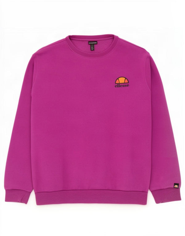 Felpa da uomo Ellesse Maglione XL Viola Cotone
