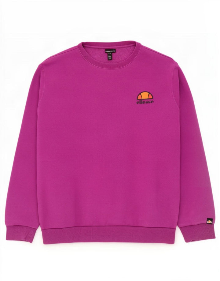 Felpa da uomo Ellesse Maglione XL Viola Cotone