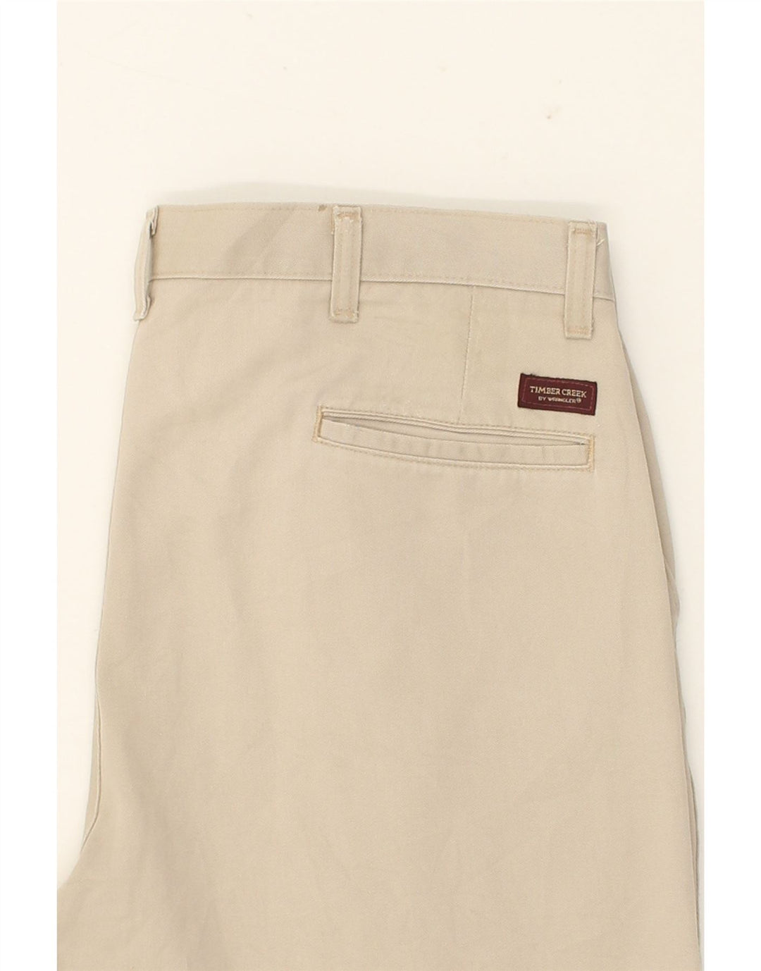 WRANGLER Mens Straight Chino Trousers W36 L25  Beige Vintage Wrangler and Second-Hand Wrangler from Messina Hembry 