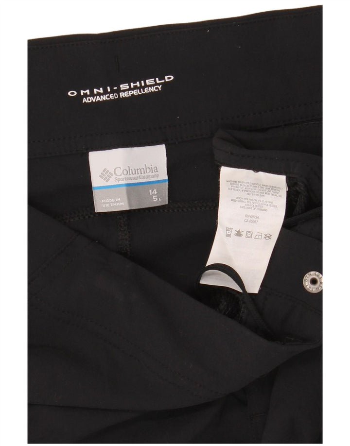 Pantaloncini chino Omni-Shield da donna COLUMBIA US 14 XL W36 nylon nero