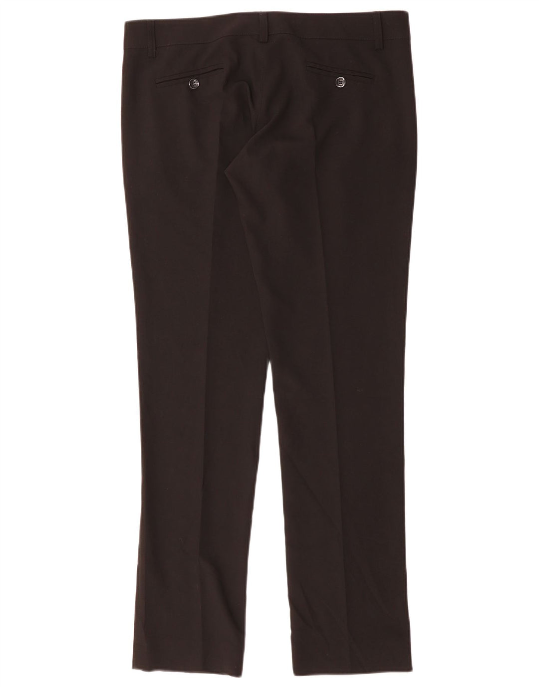 DENNY ROSE Pantaloni da abito dritti da donna Grandi W34 L32 Poliestere nero