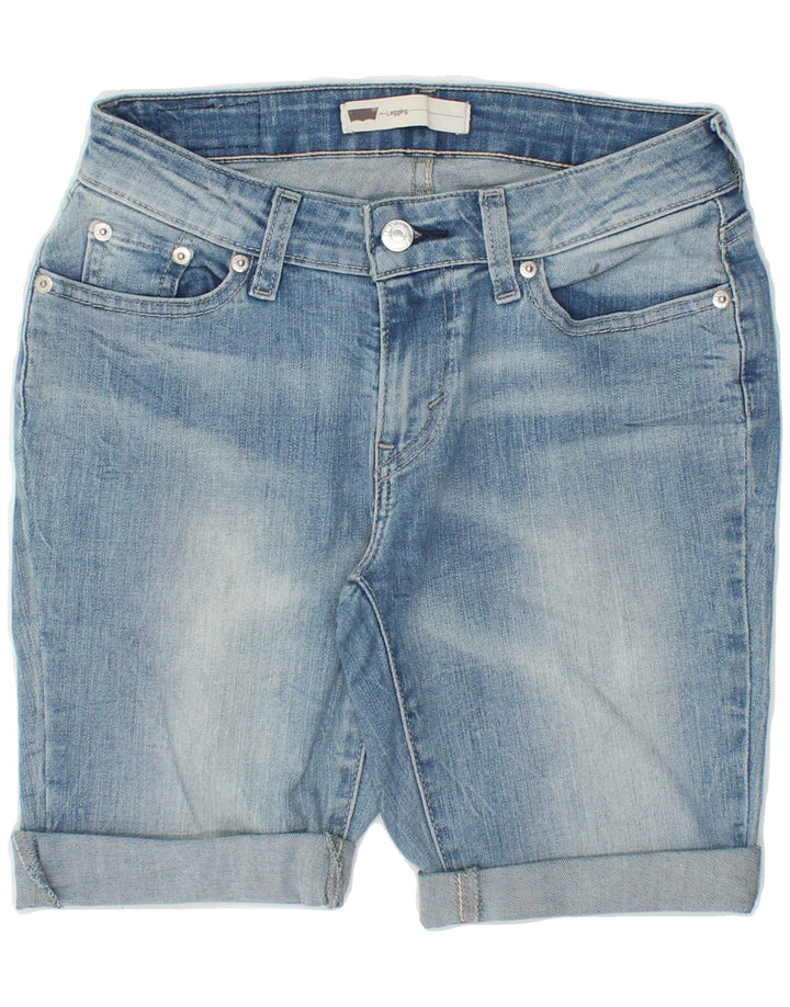 LEVI'S Womens Denim Shorts W26 Small Blue Vintage Levi's and Second-Hand Levi's from Messina Hembry 