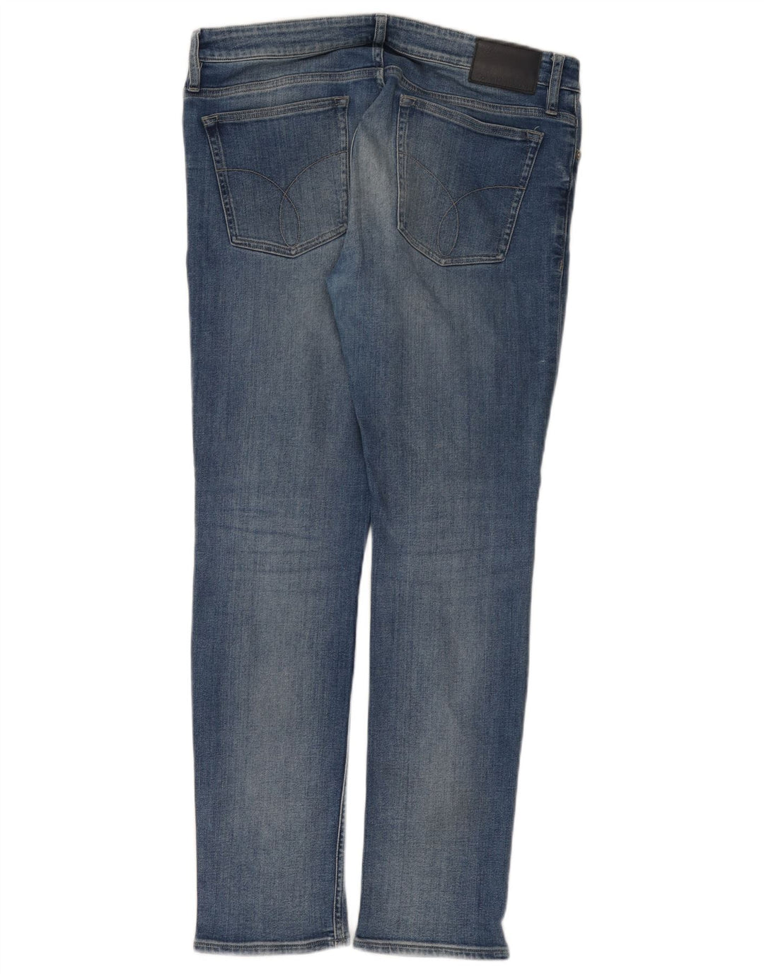 Jeans slim da uomo Calvin Klein W34 L32 cotone blu