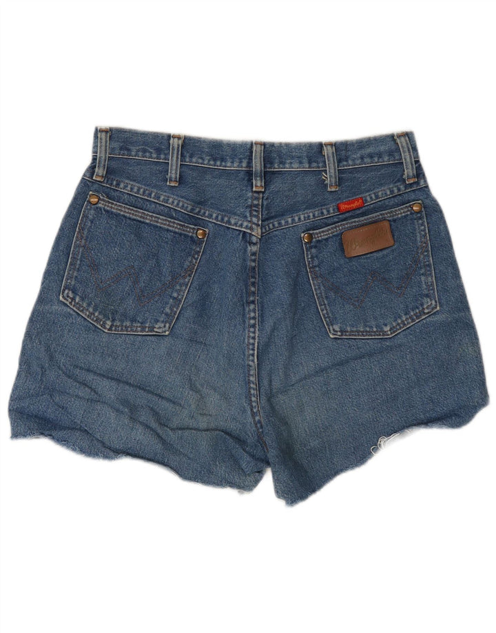 Pantaloncini di jeans da donna Wrangler W30 cotone blu medio