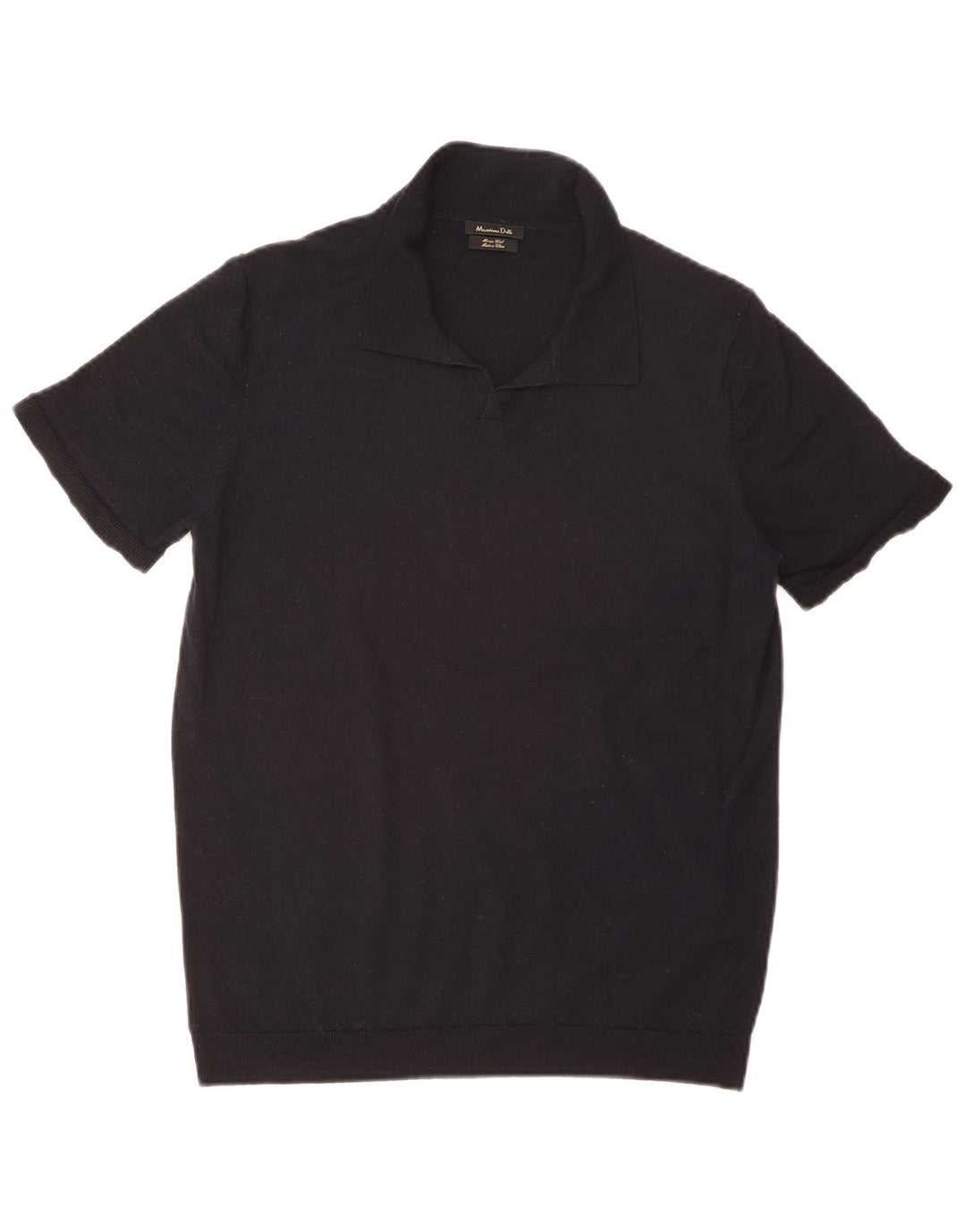 Maglione maglione da donna con collo alto Massimo Dutti UK 14 blu navy medio