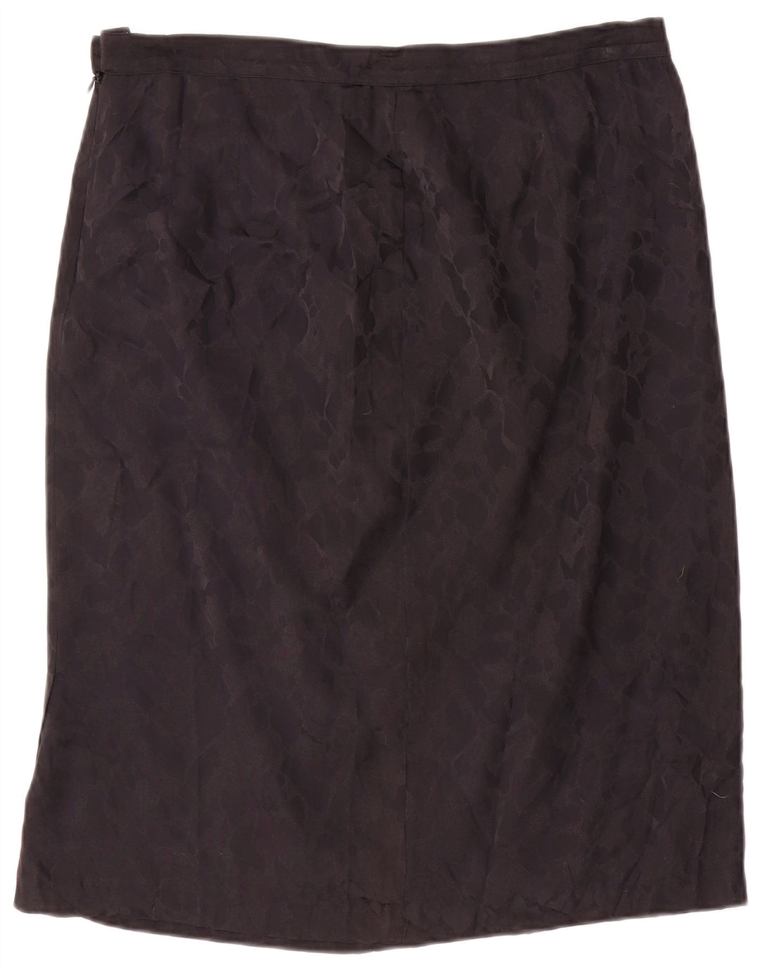 Gonna dritta da donna vintage IT 46 grande W34 seta nera